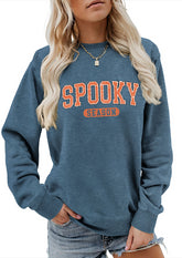 Spooky Season Graphic Crew Neck Sweatshirt